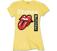 Rolling Stones - the - T-Shirt # Xxl Yellow Femmina # No Filter Text