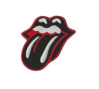 Rolling Stones Tongue_1 parche patch bordado con logotipo para planchar de hierro en apliques