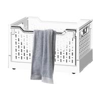 Rolling Storage Bin For Pantry | Folding Book Basket Student Dormitory Apartment Items Box Portable Multi-Function