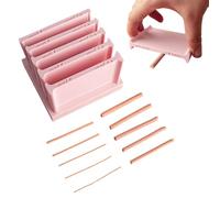 Rolling Strip Form Creator Con base de almacenamiento y control de | Juego de rollos de tiras de arcilla para hacer joyas, decoración, proyectos de manualidades, artistas, etc