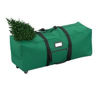 Rolling Tree Storage Bag - Storage for 7.5/9-Foot Artificial Christmas Holiday Tree, Heavy Duty Extra Large Bag with Zippered, Handles for Easy Transport, Protects from Dust and Moisture, Waterproof