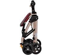 Rolling Walker Walking Aids 4 Ruedas portátil Plegable, Rollator Walker con Asiento, Medical Rolling Walker Sistema de Freno Doble, Utilizado para Personas Mayores Que Caminan Interesting
