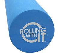 Rolling With It 36 pulgadas de largo x 6 pulgadas redondo - Los mejores rodillos de espuma EVA ecológicos de alta densidad para fisioterapia, gran rodillo trasero para terapia muscular