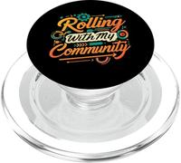 Rolling with My Community Group Unity Design PopSockets PopGrip para MagSafe