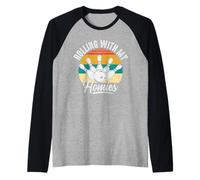 Rolling with My Homies Camiseta Manga Raglan