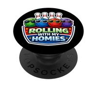 Rolling with My Homies, Divertidos Amigos de la tripulación del Equipo de Bolos PopSockets PopGrip Adhesivo
