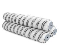 ROLLINGDOG Cubiertas grandes de rodillo de pintura de mampostería de 457 mm con fibra de poliamida de alta densidad para paredes grandes, celdas y pintura de suelos y renovación del hogar (paquete de