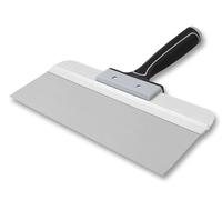 ROLLINGDOG Cuchillo de cinta de 350 mm, cuchillo de cinta para paneles de yeso, extremo roscado que se puede fijar al poste de extensión, hoja de acero inoxidable, ideal para desnatar y alisar paredes