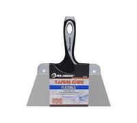 ROLLINGDOG - Espátula, 220 mm, resistente a la corrosión, hoja plana de acero inoxidable pulido, herramienta para rellenar paneles de yeso, para raspar, limpiar superficies, aplicar y alisar masilla