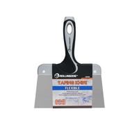 ROLLINGDOG espátula de yeso flexible 180 mm, resistente a la corrosión, hoja plana de acero inoxidable pulido, cuchillo de relleno de paneles de yeso con mango suave de agarre duro,herramienta Spackle