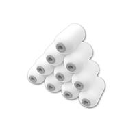 ROLLINGDOG Fundas de rodillo de pintura de espuma de 5 cm, cubiertas de rodillo mini brillante en superficies lisas (paquete de 10)