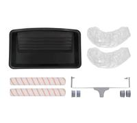 ROLLINGDOG Juego de 6 Rodillos de Pintura de 18 Pulgadas - 2 Mangas de Rodillo de Pintura de 18 Pulgadas con Marco de Rodillo, Bandeja de Pintura con 2 Forros de Bandeja de Pintura