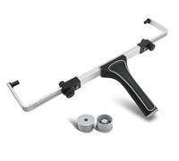 ROLLINGDOG Marco de rodillo de pintura de 18 pulgadas, rodillo ajustable de 12 a 18 pulgadas para pintura de pared epoxi de techo de gran área, unido al poste de extensión de extremo roscado, diámetro