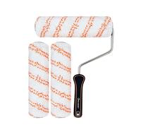 ROLLINGDOG Marco para rodillo de pintura,23 cm,con 3 fundas de rodillo de microfibra sin pelusa, perfecto para trabajos de pintura lisa de superficies interiores y exteriores