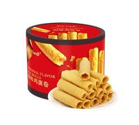 Rollitos de huevo estilo Hong Kong 180 g, un pastel tradicional con un rico sabor a huevo, el refrigerio perfecto for satisfacer tus antojos(2pcs)