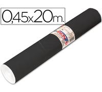 Rollo Adhesivo Aironfix Negro Mate Rollo 20 Mt