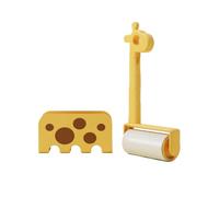 Rollo adhesivo para pelucos de animales - Elimina los animales domésticos | Cepillo limpiador reutilizable portátil con forma de jirafa para casa y viaje