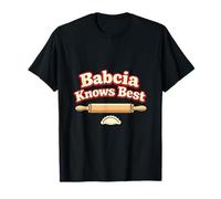 Rollo Babcia Knows Best Polish Grandma Camiseta