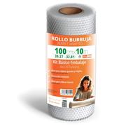 Rollo Burbujas Embalaje, Papel de Burbujas para Embalar, Plástico de Burbujas para Mudanzas, Embalajes y Cajas. Medida 100 cm x 10 m de longitud - Ofituria