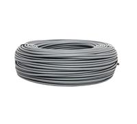 Rollo Cable Eléctrico de 100 m | H07V-K | Sección 1 x 1,5 mm2 | Color gris