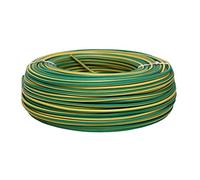Rollo Cable Eléctrico de 100 m | H07V-K | Sección 1 x 2,5 mm2 | Color Verde