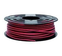 Rollo Cable Eléctrico de 100 m | Paralelo | Sección 2 x 0,75 mm2 | Color negro y rojo