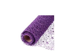 Rollo carrete de tela de tul papel de regalo de malla cinta de tul cortinas para puertas envoltura de gasa de regalo bricolaje niños colgando gasa encanto red jacquard neto Púrpura
