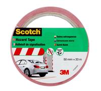 Rollo cinta adhesiva de señalización 4705 blanca y roja 50mm x 33m s