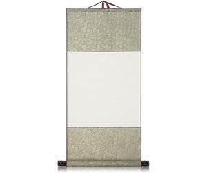 Rollo colgante vacío, rollos de pintura vacíos para caligrafía china, rollos de papel pintura, pergamino de arte para escribir caligrafía en blanco, papel de pared colgante 32 x 74 cm