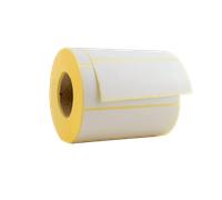 Rollo de 1000 etiquetas Blanco Couche 100 x 40 mm HOTMELT - Rollo