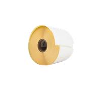 Rollo de 1100 etiquetas Blanco Couche 100 x 100 mm HOTMELT