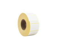 Rollo de 1600 etiquetas Blanco Couche 43 x 29 mm HOTMELT