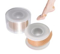 Rollo de 2 tiritas hidrocoloides de 2 x 100 cm, protección invisible contra el desgaste, hidrocoloide, flexible y transpirable para dedos de los pies, pies y manos, tope de burbujas, parche para el