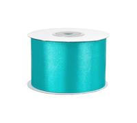 Rollo de 25 m de cinta de raso de 50 mm, cinta decorativa para decoración de regalos, boda, bautismo, cumpleaños, cinta decorativa por un lado de 5 cm