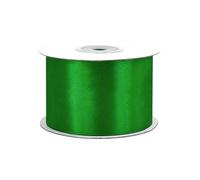 Rollo de 25 m de cinta de raso de 50 mm, cinta decorativa para decoración de regalos, boda, bautismo, cumpleaños, cinta decorativa por un lado de 5 cm