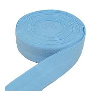 Rollo de 5 yardas de elástico trenzado de 20 mm, para coleteros, costura de encaje, cinturillas y accesorios de ropa (1 unidad, 20 mm, 5 yardas)