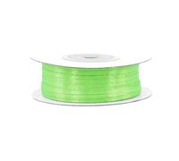 Rollo de 50 m de cinta de raso, 3 mm de ancho, lazo decorativo, perfecto para regalos, bodas, bautizos