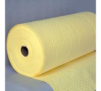 Rollo de 50M Algodón Absorbente de Aceite, Universal Paños Absorbentes de Aceite Absorción de Fugas y Productos Químicos para Talleres, Garajes, Laboratoriosb(W80cm,5mm)