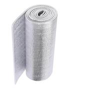 Rollo de aislamiento reflectante doble, Envoltura aislante manta for calentador agua, Escudo térmico papel aluminio, Material luz(0.8m/2.62ftx2m/6.56ft)