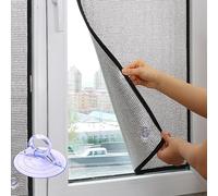 Rollo de aislamiento reflectante, lámina bloqueadora de calor de doble cara para ventanas, techos, terrazas y parabrisas de coche, lámina aislante de 130 x 200 cm, escudo térmico de bajo consumo