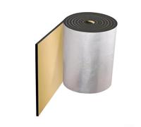 Rollo de aislamiento térmico de algodón con respaldo de aluminio, 50 cm por 5 metros, 5 mm de grosor, para techo de garaje, pared, suelo, tubería de insonorización y escudo térmico (500 x 50 x 5 mm)