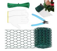 Rollo de alambre para gallineros | Barrera protectora resistente | Valla de jardín, rollo de red para gallineros - para exteriores, patio, balcón, cubierta, jardín, gallinero y patio