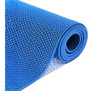 Rollo de alfombra de área húmeda para interiores y exteriores de 5mm de grosor, alfombrilla de drenaje de PVC antideslizante, alfombrilla de suelo impermeable comercial, para baño, piscina, cocina, az