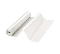 Rollo de alfombrilla antiadherente para enrollar masa (blanco) | Se adapta a cualquier sartén, no para superficie, fácil limpieza, reutilizable, alternativa al pergamino