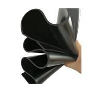 Rollo de alfombrilla de goma lisa, Alfombra de Goma Aislante Negra 50/100 cm Ancho 0,1-5 Espesor(100x200x0.6cm)