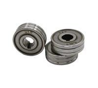 Rollo de alimentación de soldadura, 1 unidad, alimentador de soldadura, ranura moleteada VU para acero, aluminio, cable de flujo, alambre mig, alimentador de alambre 0,6-0,8 mm/0,8-1,0 mm/1,0-1,2 mm