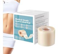 Rollo de apósito hidrocoloide, 5 m, tiritas hidrocoloides de médico, almohadillas cortables, cinta impermeable, para uso diario, cara, cuerpo, quemaduras, deportes