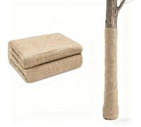 Rollo de arpillera de yute para control de erosión de jardín y envoltura de bolas de raíz con fibra degradable natural para métodos de cultivo sostenibles (1 x 3 m, 40 x 10 pies)