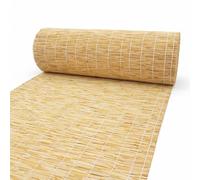 Rollo de bambú natural para jardín, paneles de privacidad resistentes a la intemperie para patio y balcón, valla de 180 x 600 cm, ideal para jardín y mejora de la privacidad