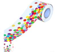 Rollo de calcomanías de borde de pizarra para decoración de tablón de anuncios, decoraciones de papel autoadhesivo para exhibiciones de aula y proyectos de bricolaje (T204)